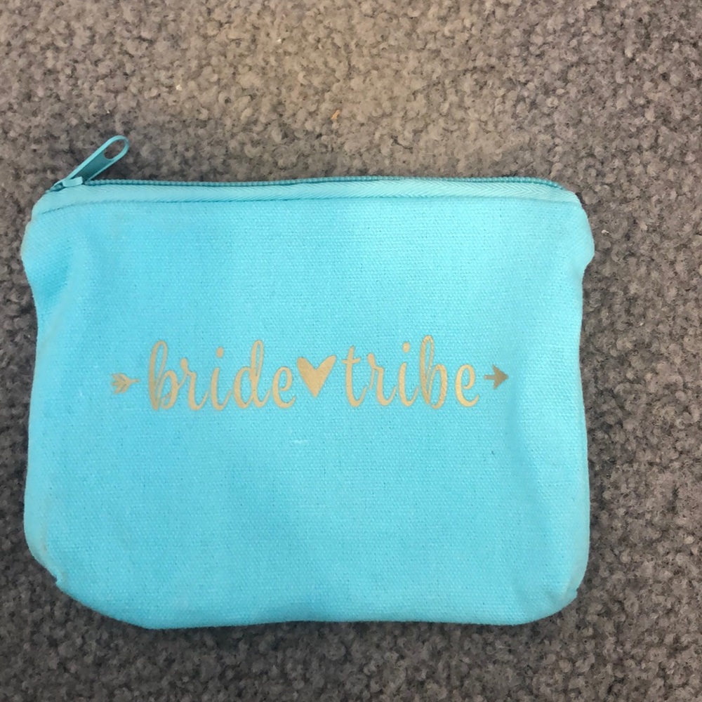 Bride tribe canvas pouch